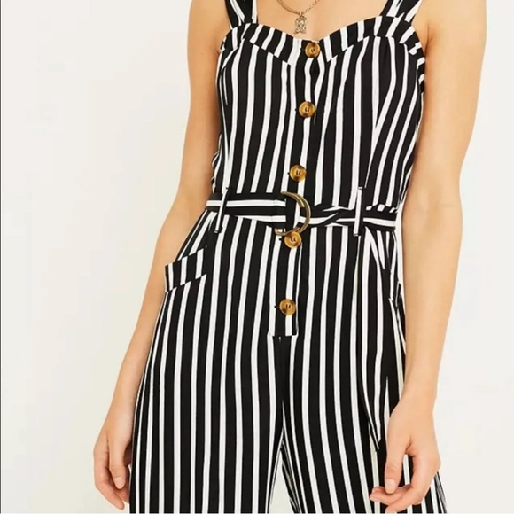 Free People City Girl striped jumpsuit - Picture 2 of 8